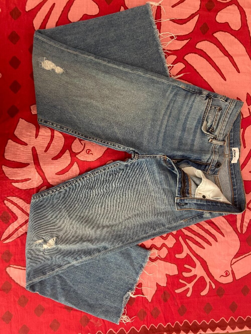 ASKKNY wide leg jeans